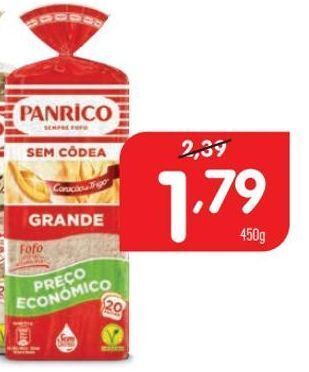 Minipreço Pão de forma panrico promoção