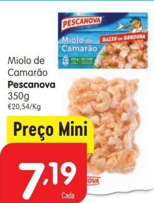 Minipreço Camarão pescanova promoção