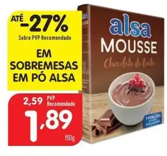 Minipreço Sobremesa de chocolate alsa promoção
