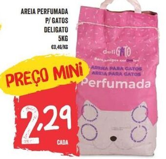 Minipreço Areia para gato promoção