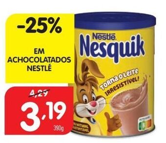 Minipreço Chocolate em pó nesquik promoção