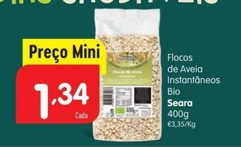 Cereal de aveia seara