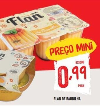 Minipreço Flan de baunilha dia promoção
