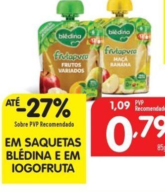 Minipreço Polpa de frutas blédina promoção