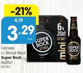 Minipreço Cerveja super bock promoção