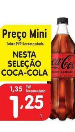 Minipreço Coca cola zero promoção