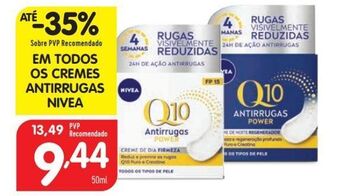 Minipreço Creme anti rugas nivea promoção