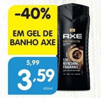 Minipreço Gel de banho axe promoção