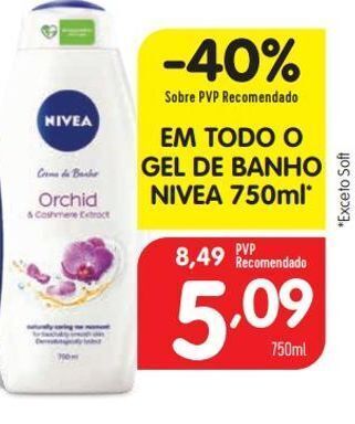 Gel de banho nivea