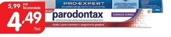 Pasta de dentes parodontax