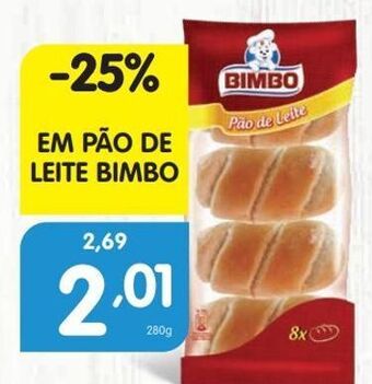 Minipreço Pão de leite bimbo promoção