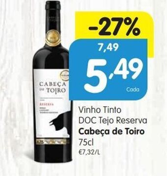 Minipreço Vinho tinto cabeça de toiro promoção