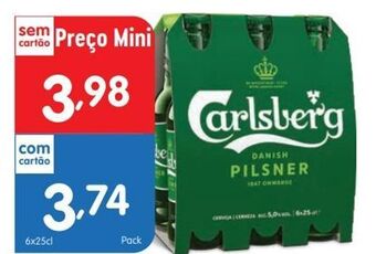 Minipreço Cerveja carlsberg promoção
