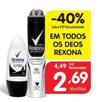 Minipreço Desodorizante rexona promoção