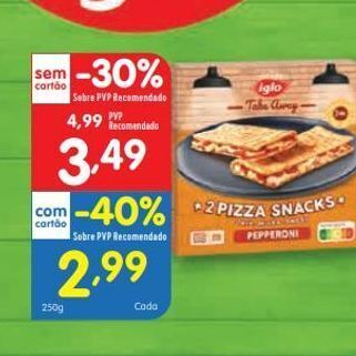 Minipreço Pizza iglo promoção