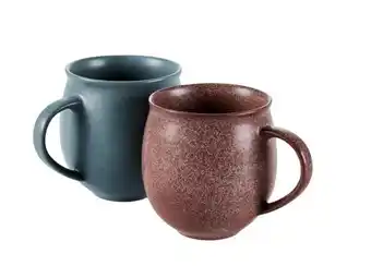 CASA Matty caneca 2 cores cinzento escuro, bordéus promoção