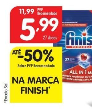 Minipreço Limpadores finish promoção