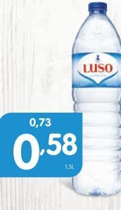 Minipreço Água luso promoção