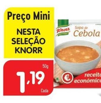 Minipreço Sopa knorr promoção