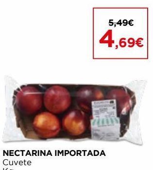 El Corte Inglés Nectarinas promoção