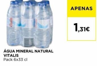 El Corte Inglés Água vitalis promoção
