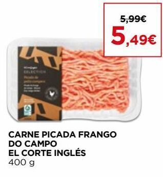 El Corte Inglés Carne moída el corte inglés promoção
