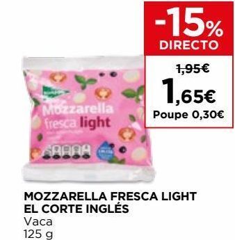 El Corte Inglés Mussarela el corte inglés promoção