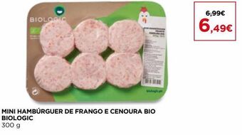 El Corte Inglés Hambúrguer de frango promoção