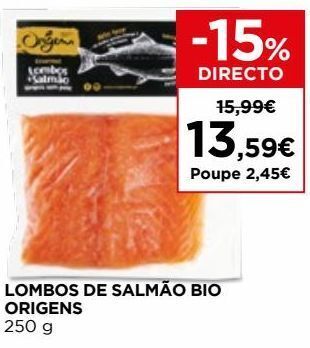El Corte Inglés Salmão origens promoção
