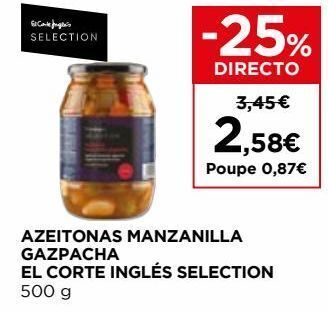 El Corte Inglés Azeitonas el corte inglés promoção