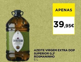 El Corte Inglés Azeite extravirgem rosmaninho promoção