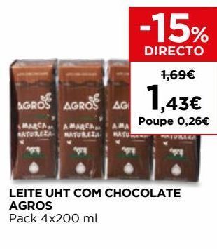 El Corte Inglés Achocolatado agros promoção