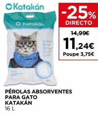 El Corte Inglés Areia para gato promoção