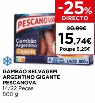 El Corte Inglés Peixe congelado pescanova promoção