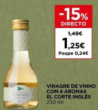 El Corte Inglés Vinagre de vinho el corte inglés promoção