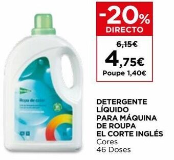 El Corte Inglés Detergente líquido el corte inglés promoção
