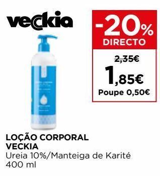 El Corte Inglés Loção hidratante promoção