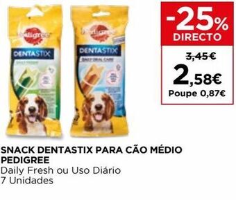 El Corte Inglés Snacks pedigree promoção
