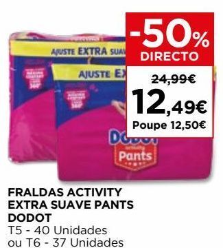 El Corte Inglés Fraldas dodot promoção