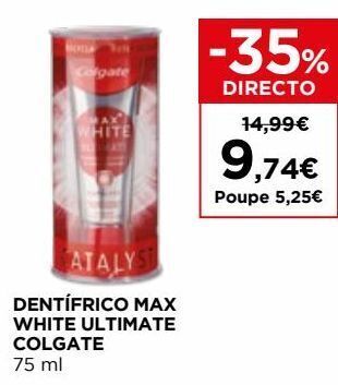 El Corte Inglés Pasta de dentes colgate promoção