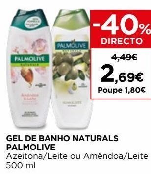 El Corte Inglés Gel de banho palmolive promoção