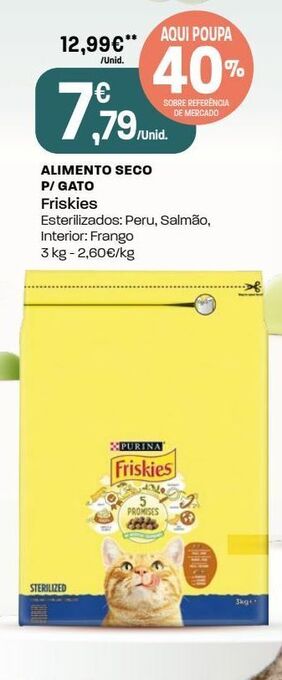 Intermarché Ração para gatos friskies promoção