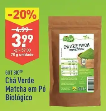 ALDI Chá verde gut bio promoção