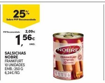 Continente Bom dia Salsicha nobre promoção