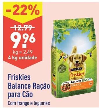 ALDI Ração para cães friskies promoção