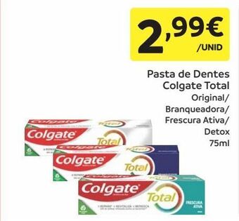Pasta de dentes colgate