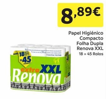 Papel higiênico renova