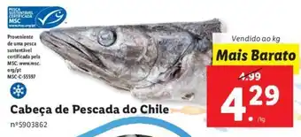 Lidl Cabeça de Pescada do Chile promoção