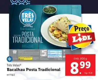 Lidl Bacalhau Posta Tradicional 800g promoção