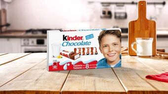 ALDI Kinder barrinhas de chocolate promoção